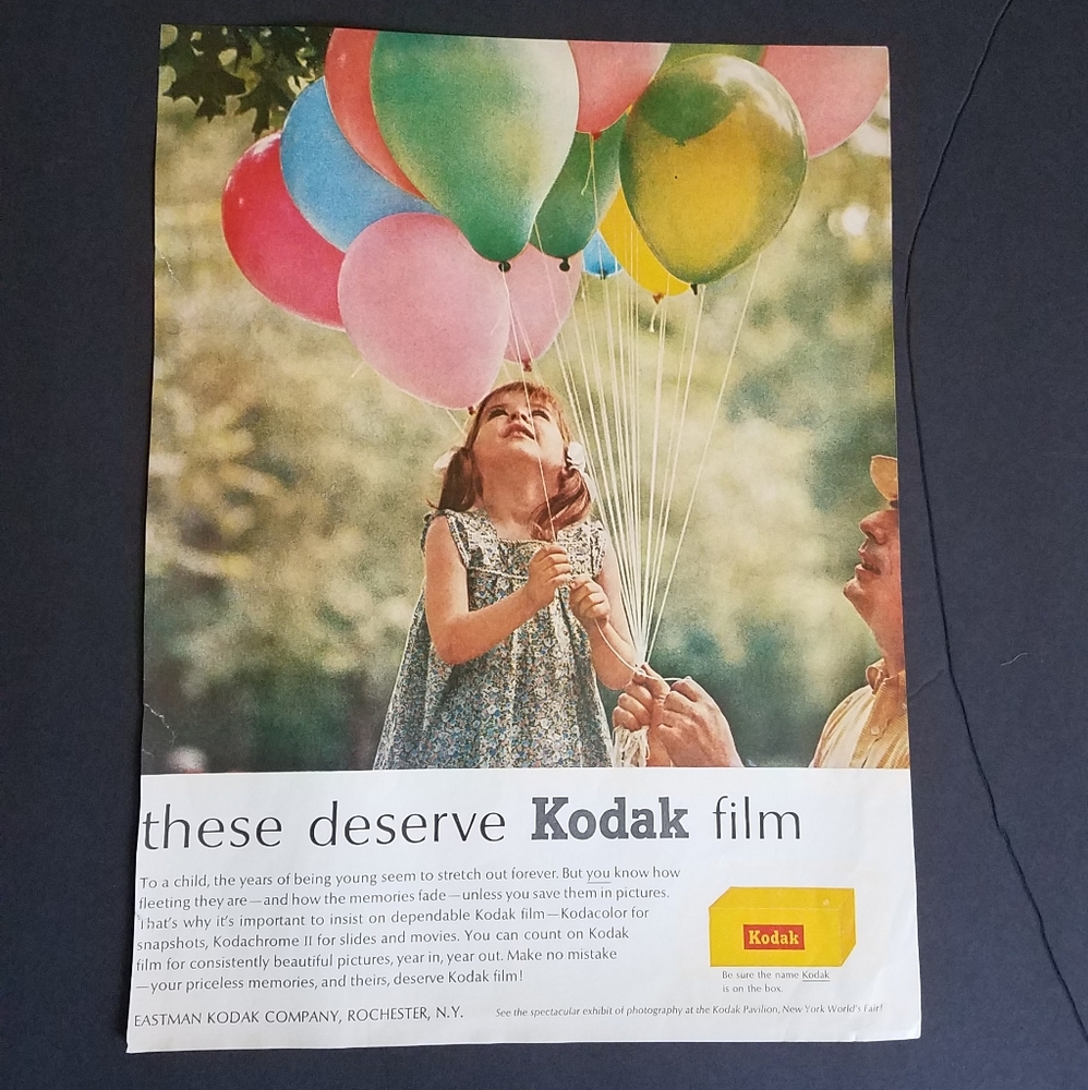 1960s Kodak film ad
